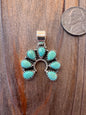 Naja Pendant With Kingman Turquoise