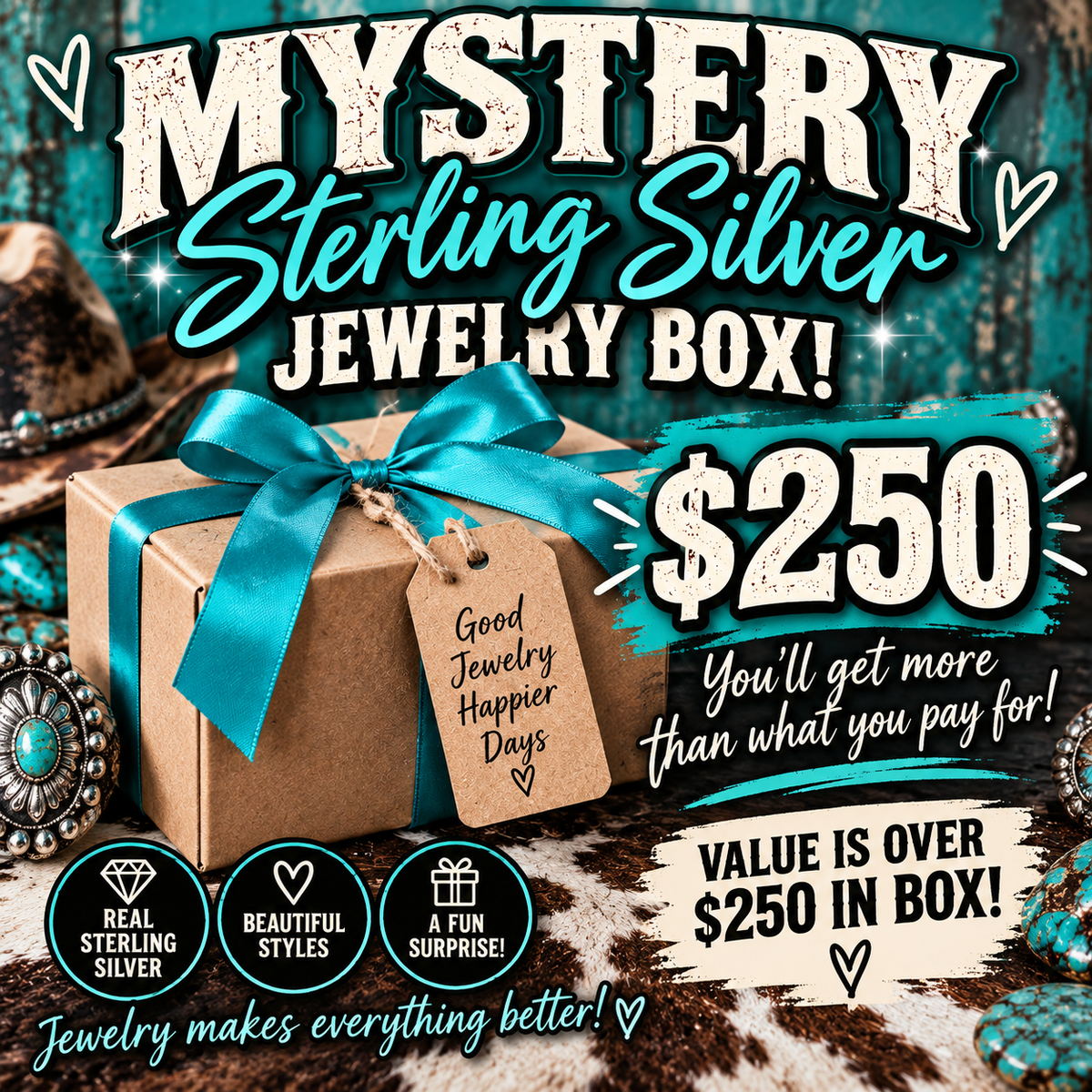 Medium Sized Mystery Jewerly Box