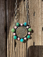 Muti Stone Coin Necklace