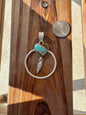Number 8 Heart Pendant