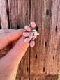 Pink Conch Bucking Horse Ring -Adjustable