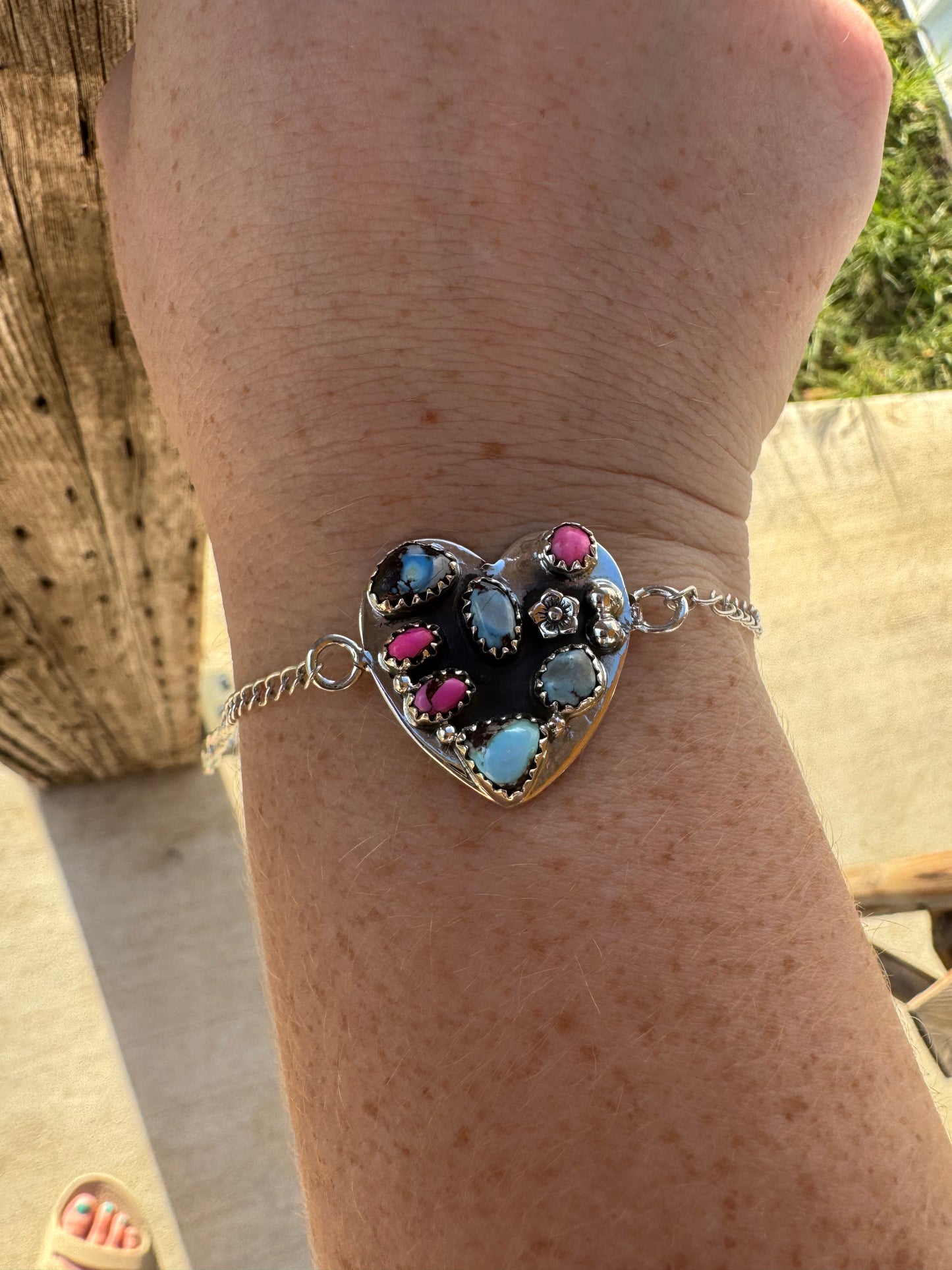 Golden Hills & Cotton Candy Bracelet