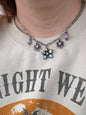 Cotton Candy & Pink Conch Charm Necklace