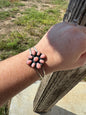 Pink Conch Cluster Cuff