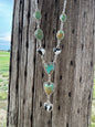 Cripple Creek & White Buffalo Lariat Necklace