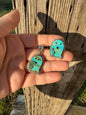 Turquoise Ghost SET -Adjustable Ring & Pendant