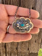 Native Made Concho Necklace